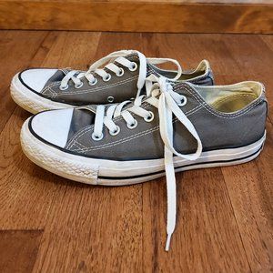 Converse Classic Sneakers Mens 5 Womens 7 Unisex Gray Grey Sneakers Shoes S32